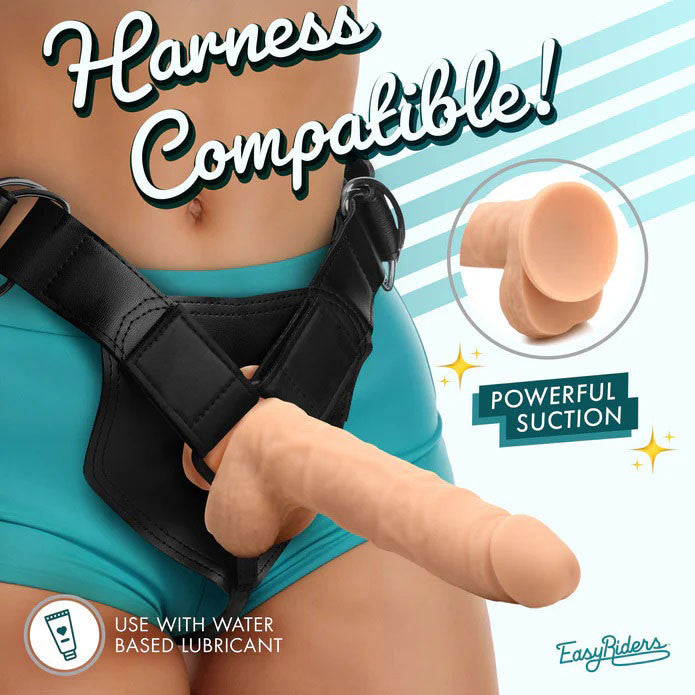 Easy Riders 7" Silicone  With Balls - Light