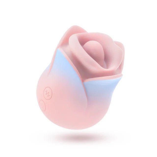 Blush Collection – Kissing Rose Suction Stimulator – Pink