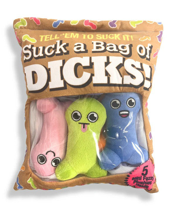 Suck a Bag of s Plushy Pillow With 5 s