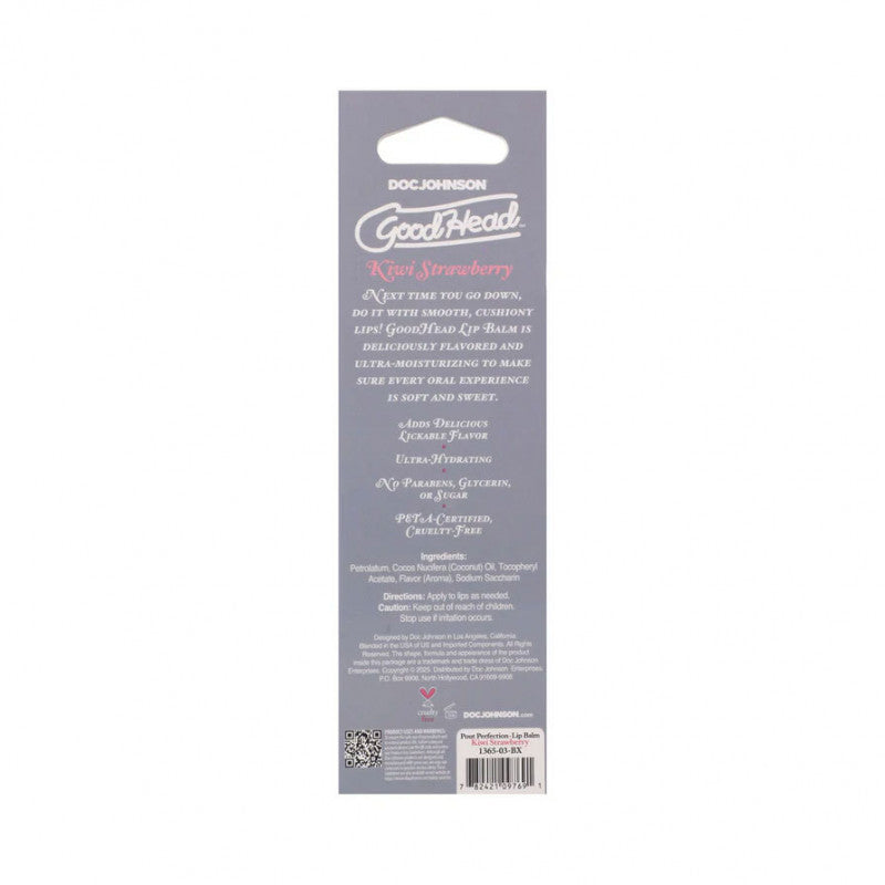 Goodhead - Pout Perfection - Lip Balm - Kiwi Strawberry - 0.50oz