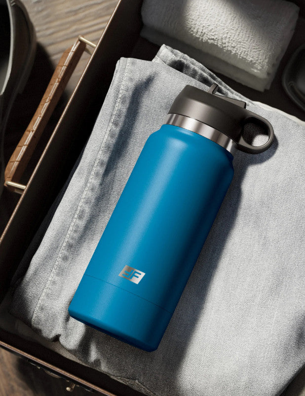 Flask - Private Pleaser - Blue Bottle - Brown