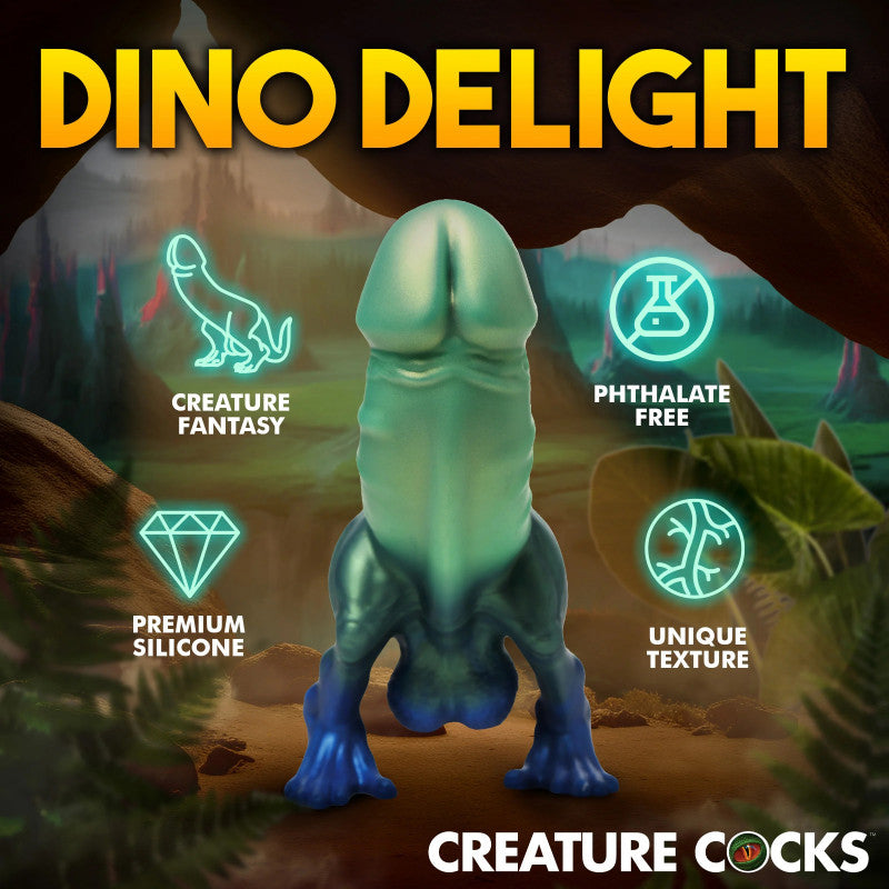 Jurassic  Dinosaur Silicone  - Green/blue