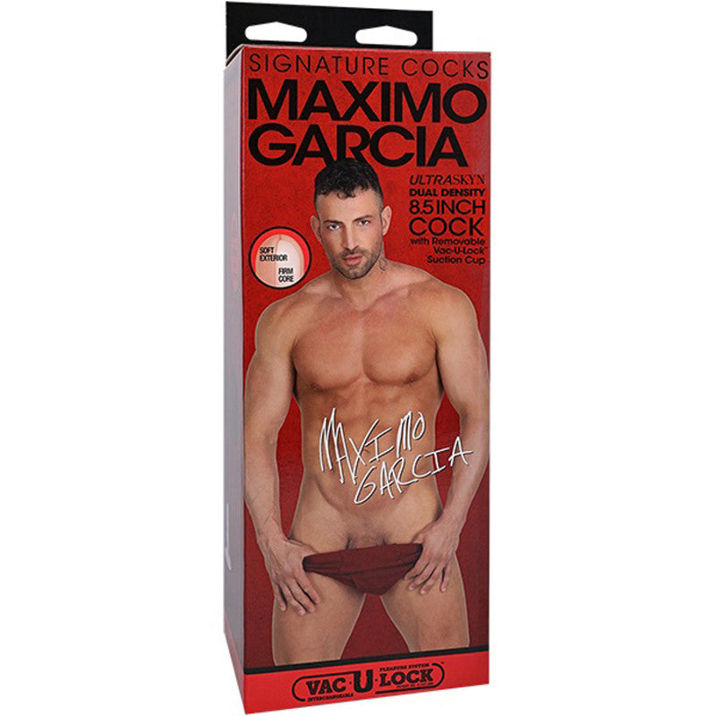 Signature s Maximo Garcia 8.5"  - With Removable Vac-U-Lock Suction Cup - Vanilla