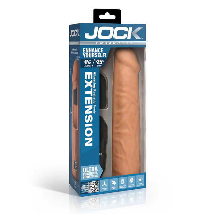 Jock Vibrating Penis Extension with Remote - Medium - SomethingSexyPlanet
