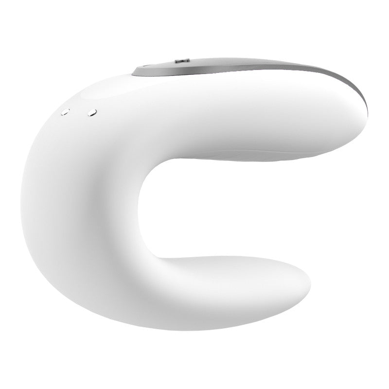 Satisfyer Double Fun – White App-Controlled Couples Vibrator