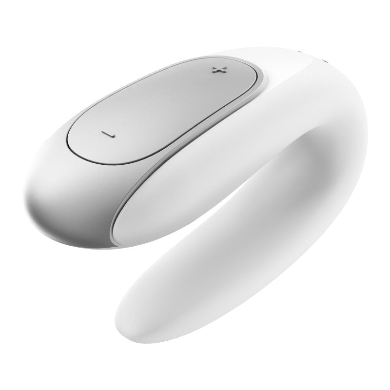 Satisfyer Double Fun – White App-Controlled Couples Vibrator