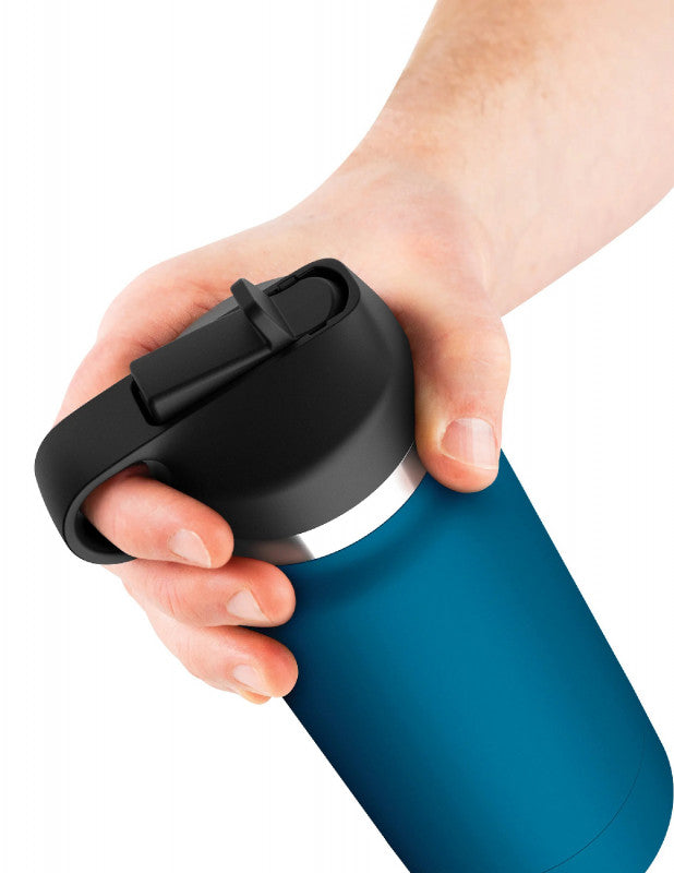 Flask - Private Pleaser - Blue Bottle - Brown