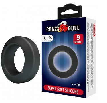 Brodan - ring Super Soft Silicone - Black