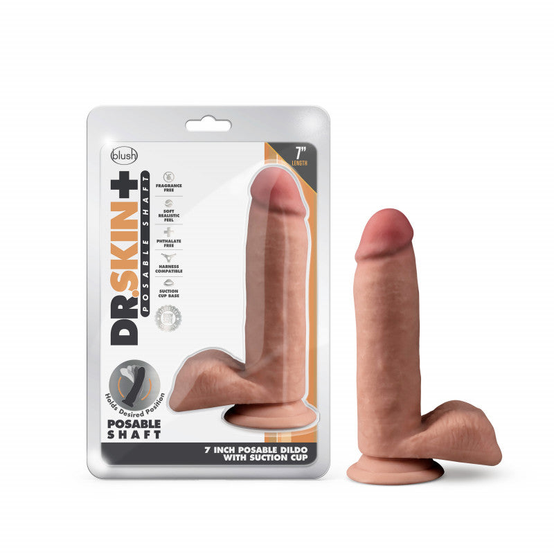Dr. Skin Plus - 7 Inch Posable  With Balls -  Mocha