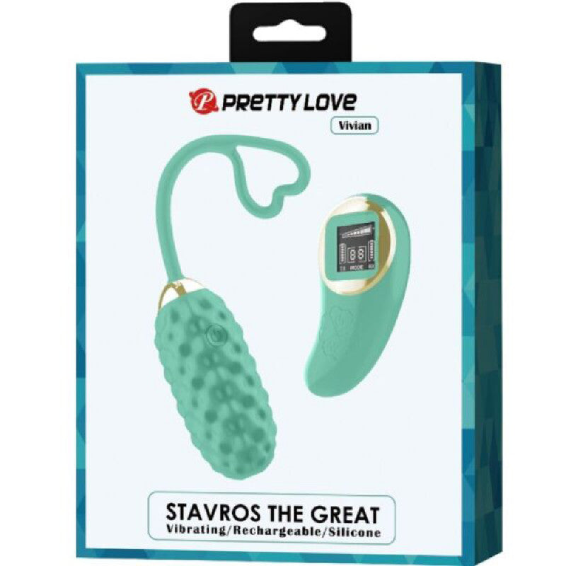 Vivian Remote Control Vibrating Egg - Turquoise - SomethingSexyPlanet Vivian Remote Control Vibrating Egg - Turquoise - SomethingSexyPlanet