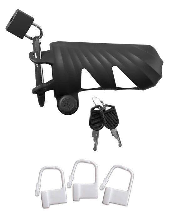 Fantasy C-Ringz Remote-Controlled Vibrating  Blocker - Black