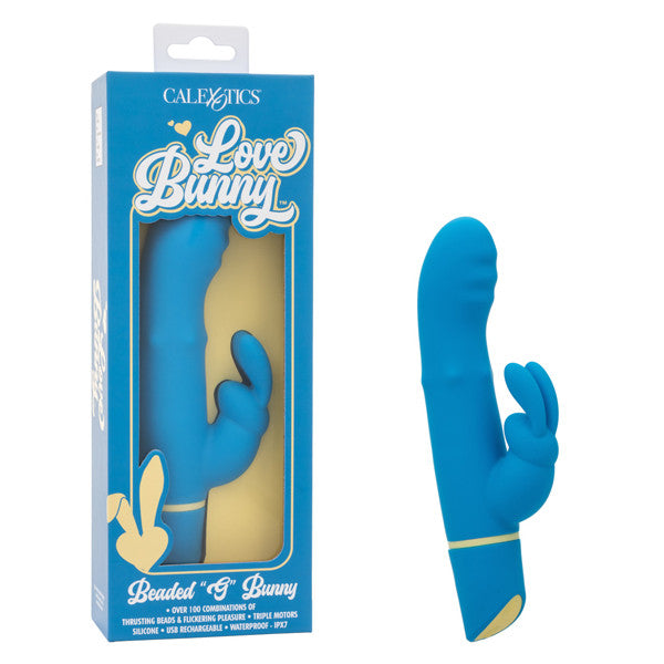 Love Bunny Beaded G Bunny - Blue