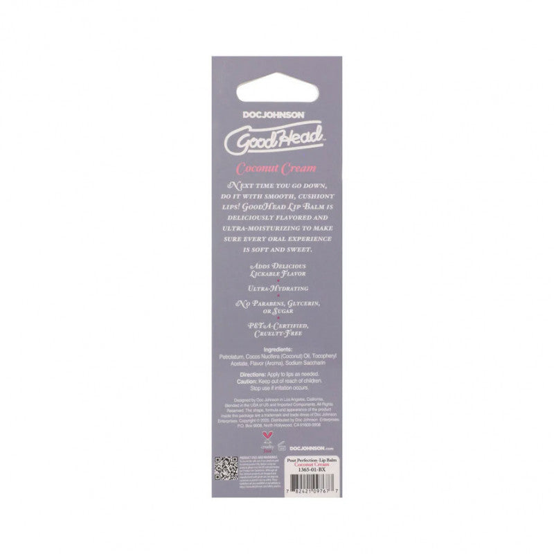 Goodhead - Pout Perfection - Lip Balm - Coconut Cream - 0.50oz
