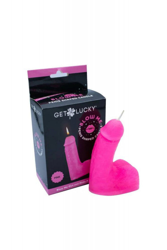 Blow Me Penis Candle - Pink