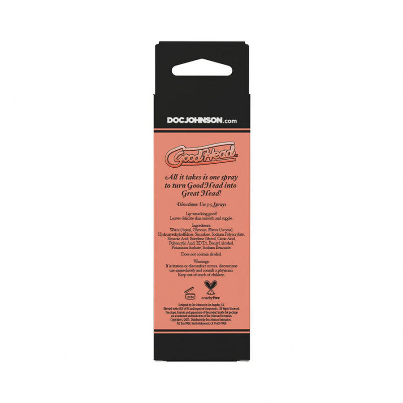 Goodhead - Juicy Head - tails Dry Mouth Spray Peach Bellini - 2oz