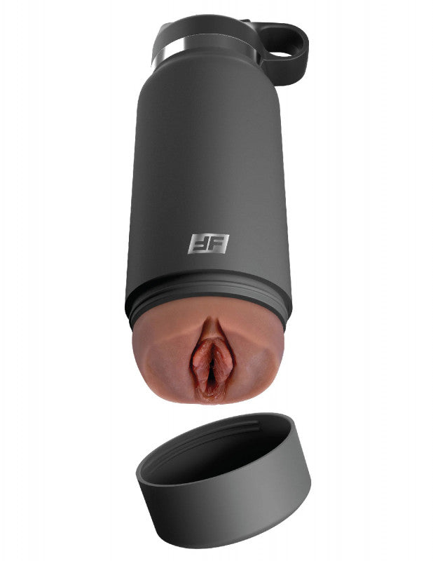 Flask - Secret Delight - Grey Bottle - Brown