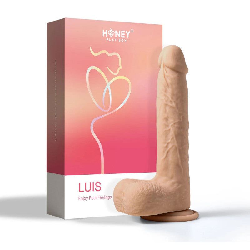 Luis-App Controlled 8.5" Real Thrusting  With Clit Licker
