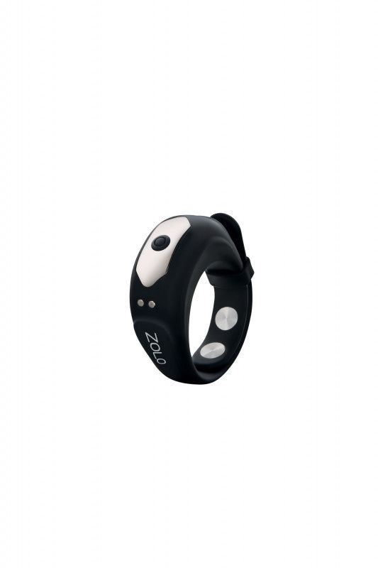 Zolo Fit Rite Vibrate  Ring With Snaps - Black