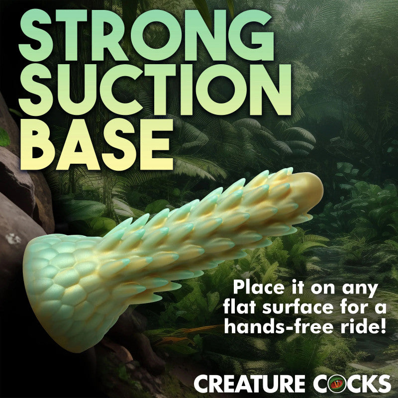 Stegosaurus Spiky Reptile Silicone  - Green
