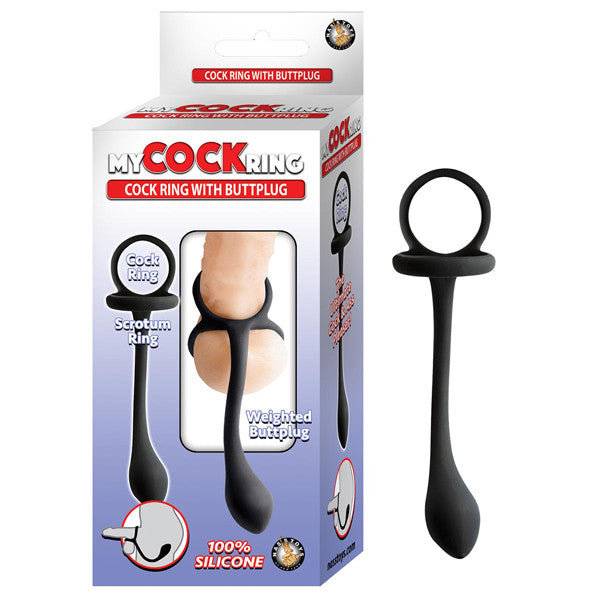 My ring Cring With Buttplug - Black