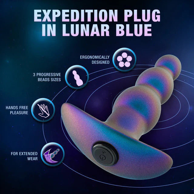 Anal Adventures Matrix - Expedition Plug - Lunar Blue