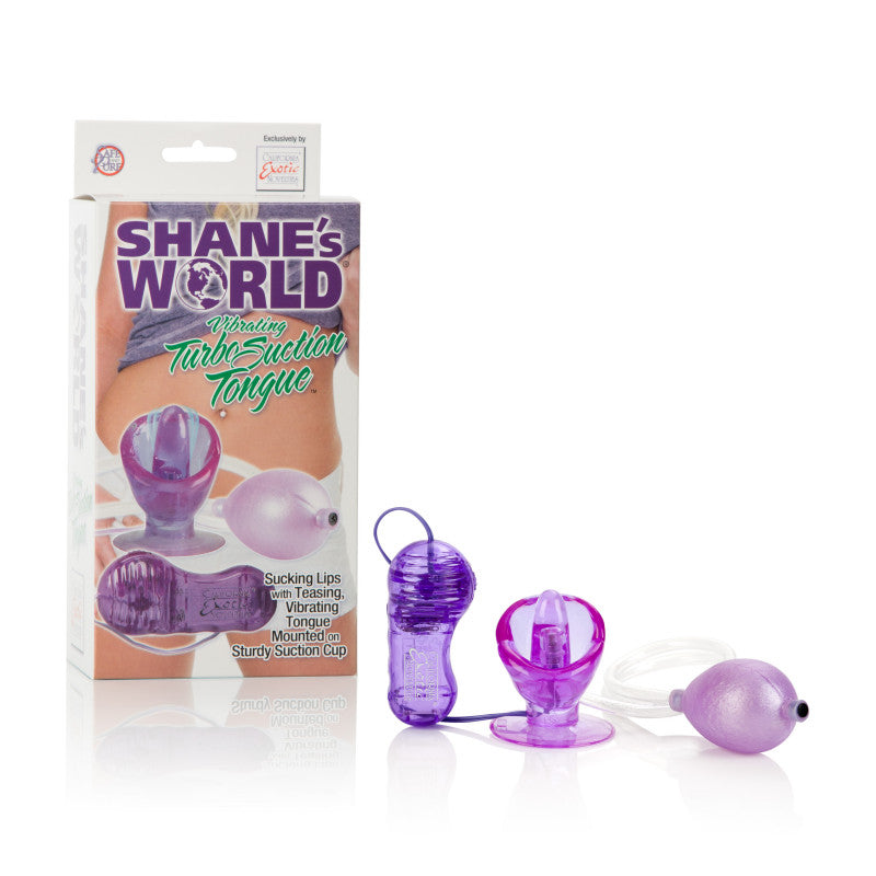 Shane&#39;s World Vibrating Turbo Suction Tongue - Purple