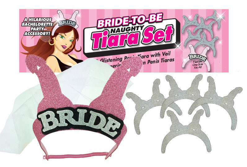 Bride-to-Be Naughty Tiara Set