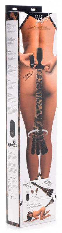 Waggerz Moving and Vibrating Leopord Tail and Ears