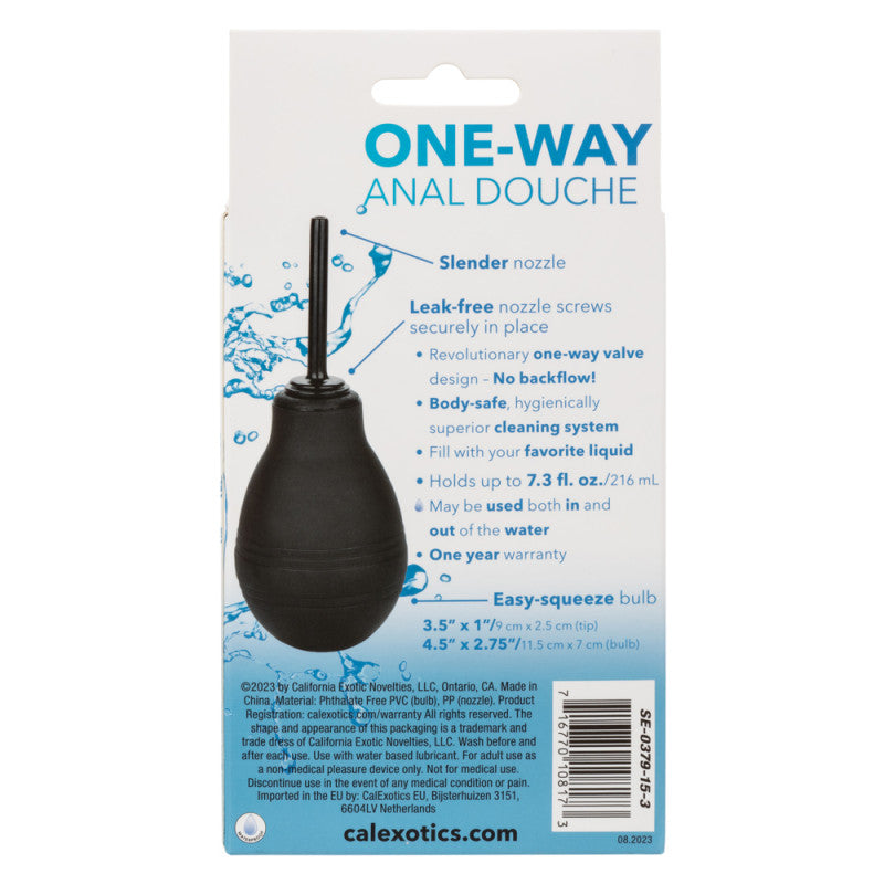 One Way Anal Douche - Black
