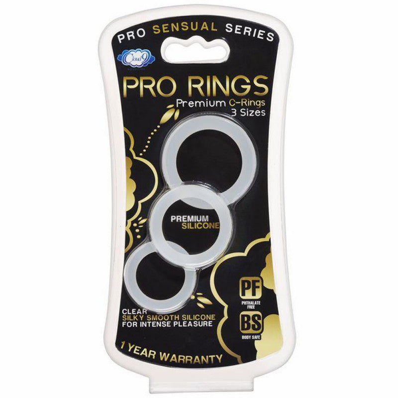 Cloud 9 Pro Sensual Silicone  Ring 3 Pack