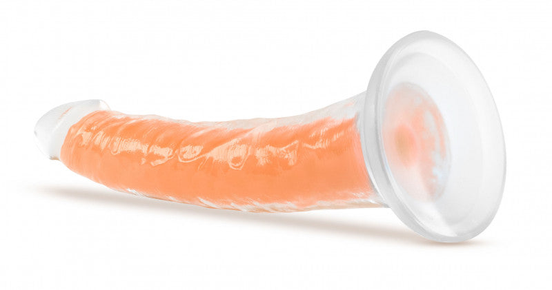 Neo Elite Glow in the Dark - Lavo - 7 Inch  Silicone Dual Density  - Neon Orange