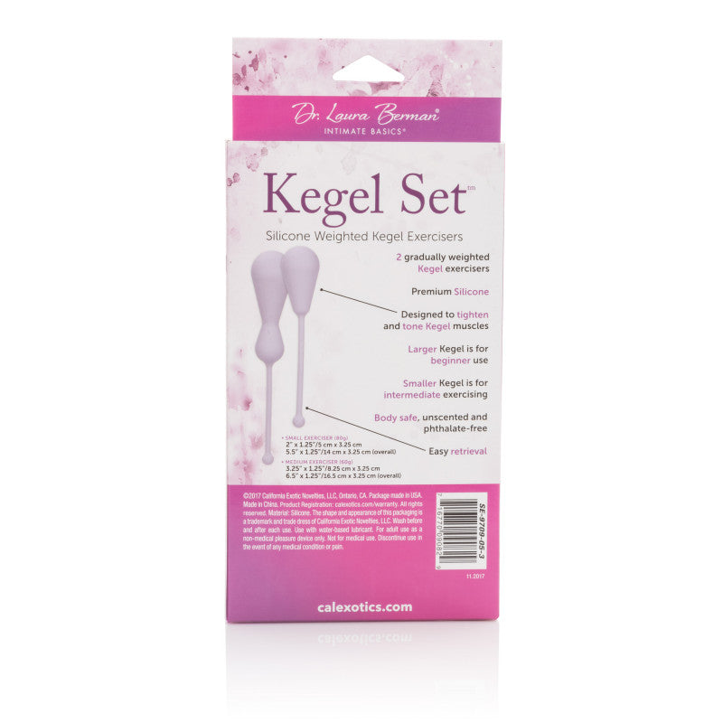 Dr. Laura Berman Kegel Set  Silicone Weighted  Kegel Exercisers