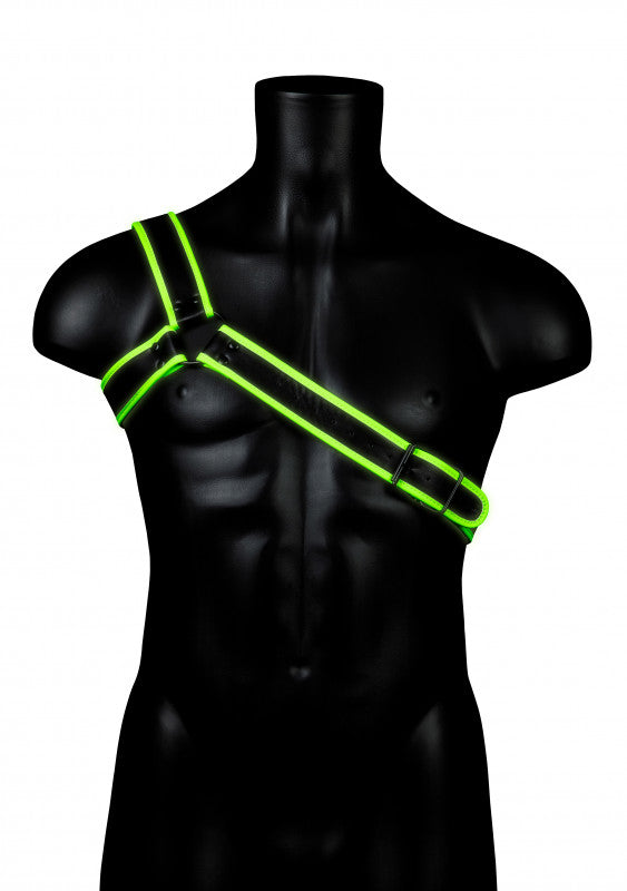 Gladiator Harness - Small/medium - Glow in the Dark