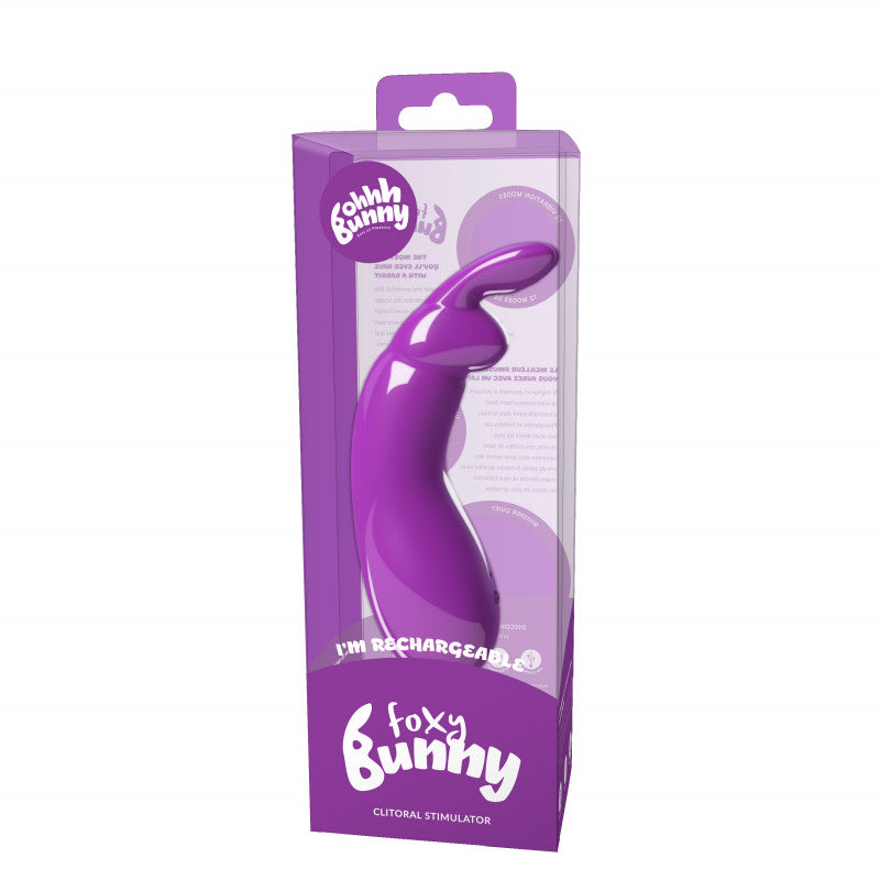 Ohhh Bunny Foxy Bunny Clitoral Stimulator  - Perfectly Purple
