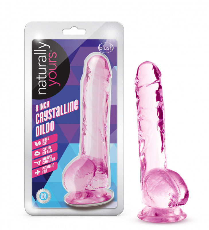 Naturally Yours - 8 Inch Crystalline  - Rose