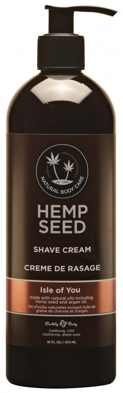 Hemp Seed Shave Cream - Isle of You 16oz