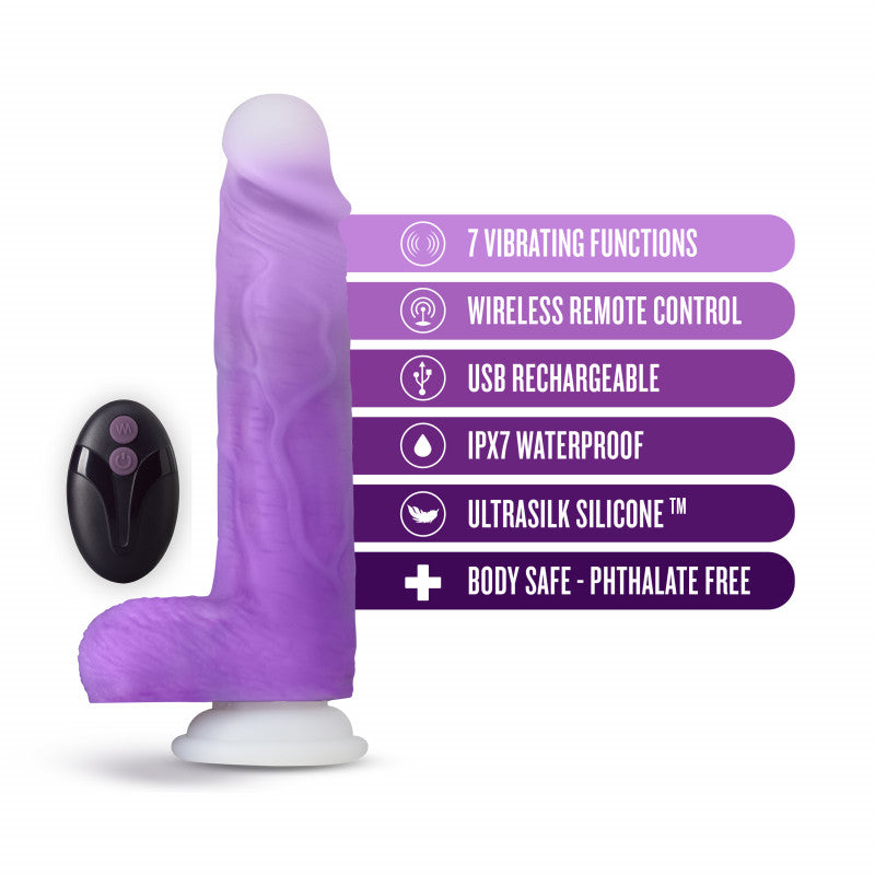 Neo Elite - Encore - 8 Inch Vibrating  Purple