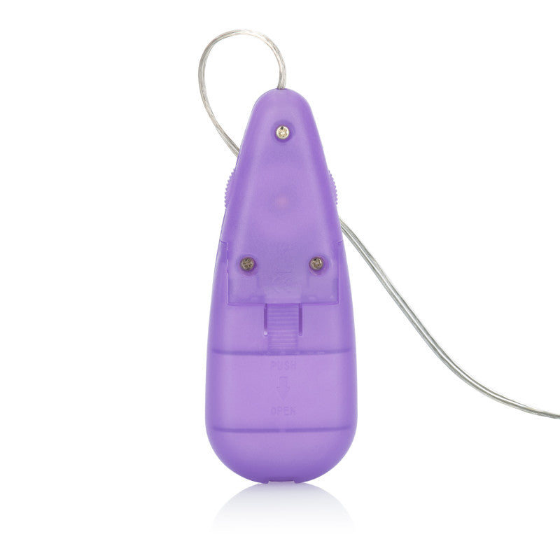 Silicone Slims Vibrating Nubby Bullet Purple