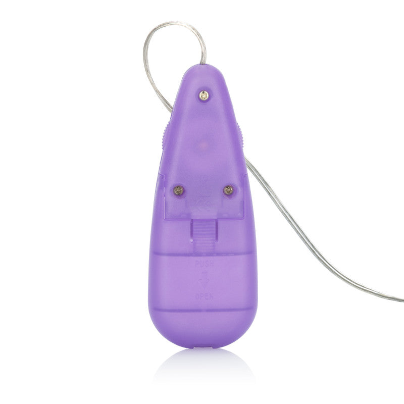 Silicone Slims Vibrating Nubby Bullet Purple