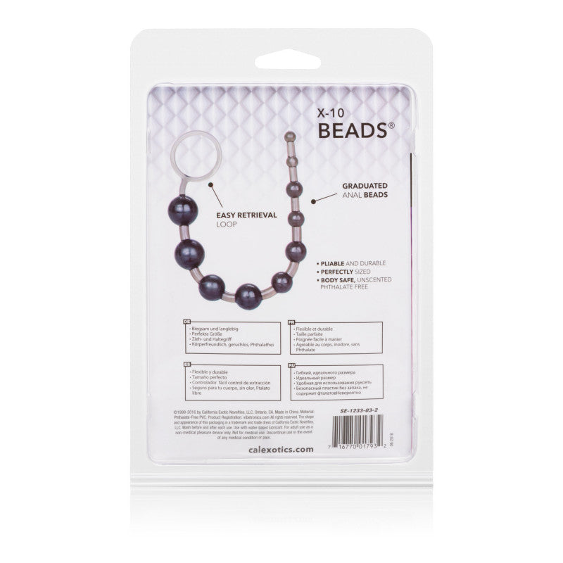 X-10 Beads-Black