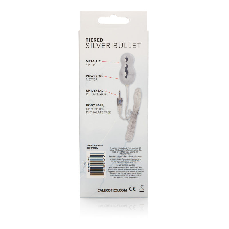 Sterling Bullet Tiered -Silver