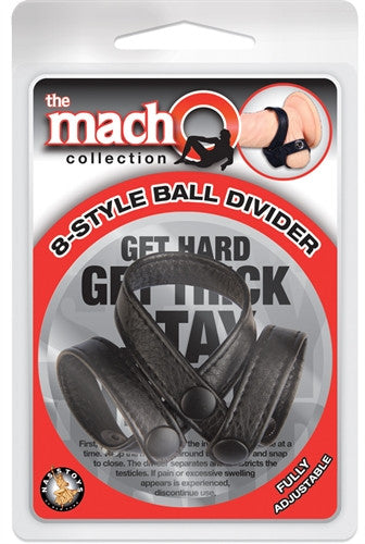 The Macho Collection 8-Style-Ball Divider - Black