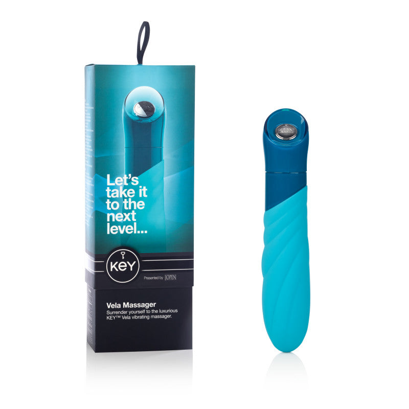 Key Vela Massager - Robin Egg Blue