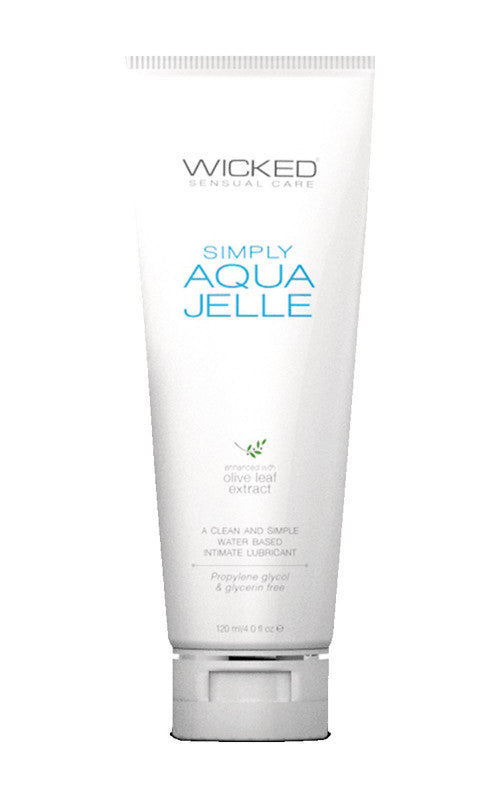 Simply Aqua Jelle Fragrance Free Lube 4oz 120ml