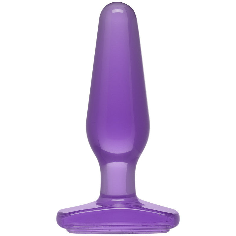Crystal Jellies Medium Butt Plug - Purple
