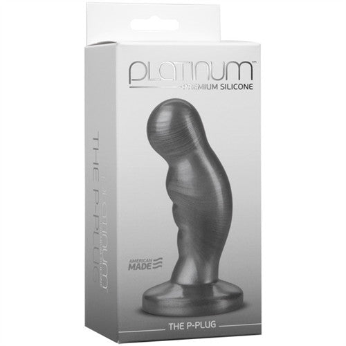 Platinum Premium Silicone - the P-Plug - Charcoal