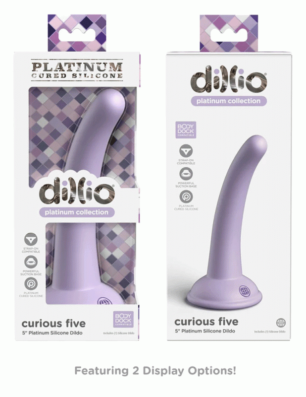 Dillio Platinum - Curious Five 5 Inch  -  Purple