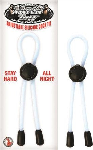 Mack Tuff Adjustable Silicone Tie - Clear