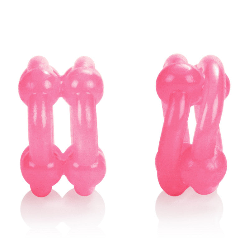Island Rings Double Stackers™ Pink