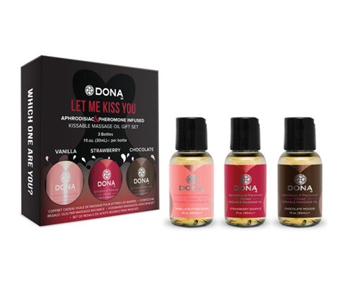 Dona Let Me Kiss You Massage Gift Set